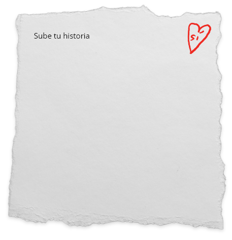 Sube tu historia - Hoja de libreta